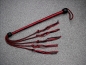 Abr FL leatherwhip 5s red black coloured 3 foot