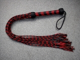 Abr FL Leatherwhip 9s 2.5 foot red black coloured
