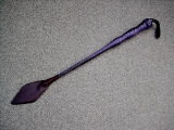 Riding crop 2 foot with clap lilac black coloured